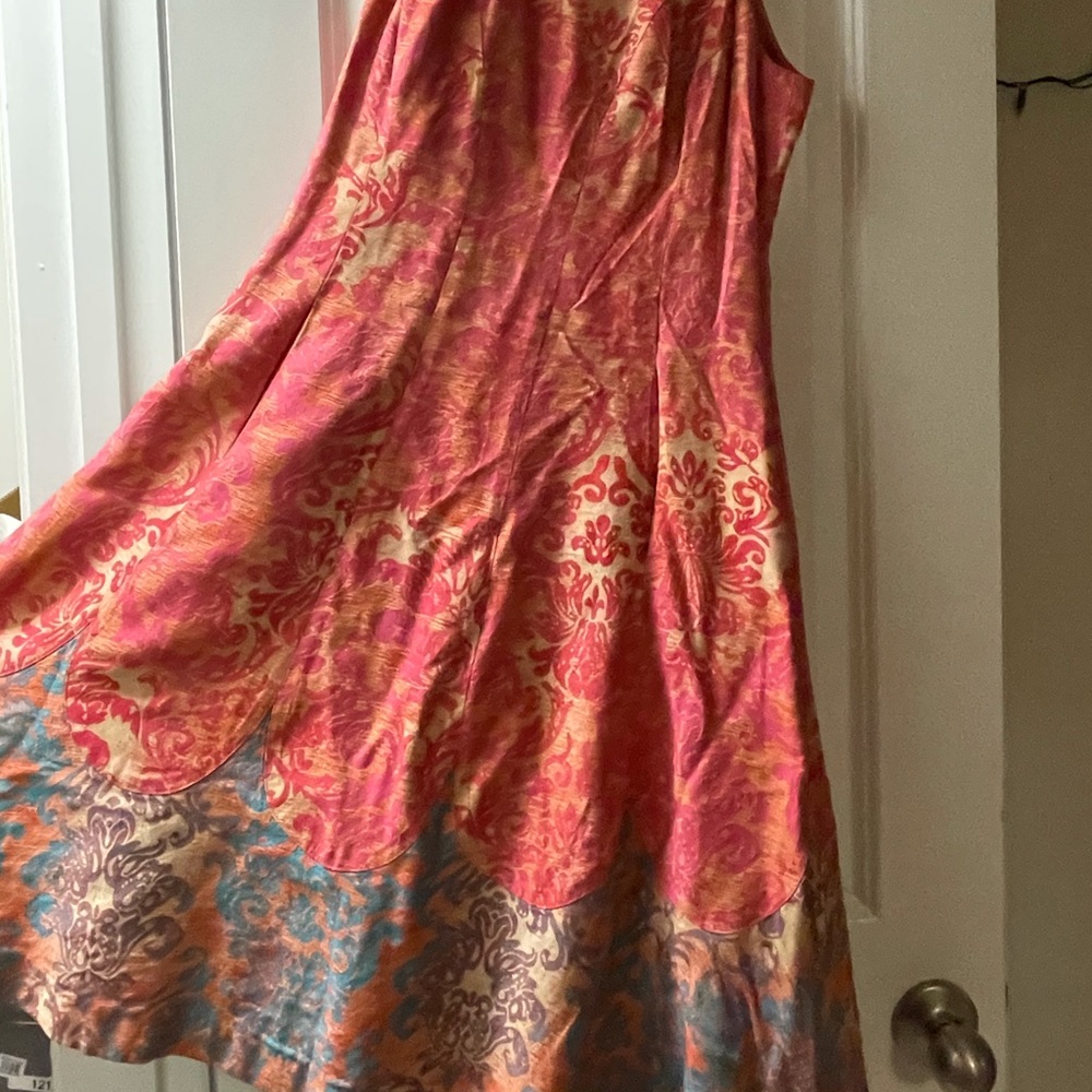 Tracy Reese Pink Floral Design Dress Size 2